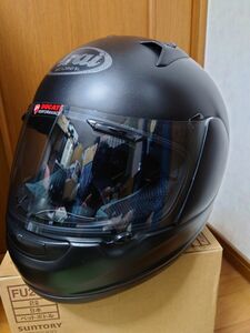 Arai Astro IQ 59/60cm 2011年3月製造 セミスモークシールド　フラットブラック　マットカラー