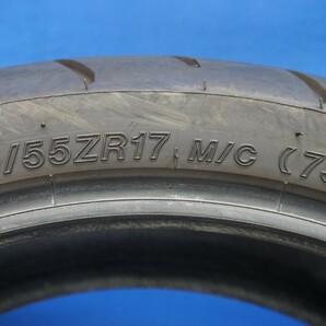 バリ山！IRC RMC810●180/55ZR17●2022年製！手渡し可！●SC54 GSX-S750 ZRX1200 MT-07 ホーネット250 GSR400●(bD304の画像3