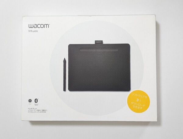 Wacom ペンタブレット Intuos Mediumワイヤレス 黒 TCTL6100WL/K0