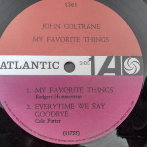 JOHN COLTRANE / MY FAVORITE THINGS マイ・フェイヴァリット・シングス MONOの画像3