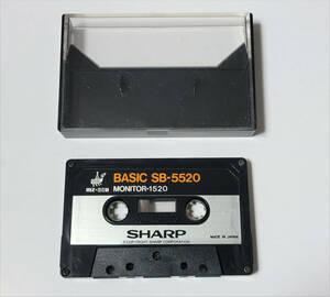 SHARP MZ-80B BASIC SB-5520 MONITOR-1520 カセットテープ [動作品]