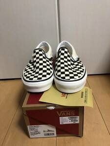 美品VANS バンズ CLASSIC SLIP-ON 98 DX クラシック スリッポン ANAHEIM FACTORY アナハイム ファクトリー US10 28.0cm チェッカーフラッグ