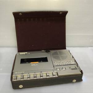 SONY/ソニー FM/AM CASSETTE -CORDER CFM-800 レザーケース付 カセットレコーダー ラジカセ