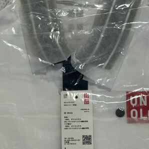 [OC]UNIQLO ユニクロ 2024錦織圭 最新着用モデル 限定生産品 NKドライEXシャツ ホワイト(半袖) 錦織圭選手と共同開発したLifeWear!未開封!の画像3