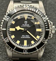 TUDOR ヴィンテージカスタム　Ref.9401/0 スノーフレーク / イカサブベース OH済　サブ専用ブレス+ 5連ジュビリーブレス付　精度良好！_画像3