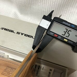 新品 GROWING D2 REAL STEEL グローイング ブッシュクラフト リアルスチール シースナイフ キャンプ アウトドア 全揃い IW404BK02GRWの画像8