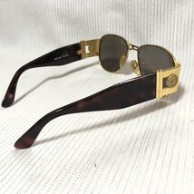 GIANNI VERSACE ジャンニ ヴェルサーチ MOD.S66 COL.030 ティアドロップ 極太 メデューサ ベッコウ柄 メンズ レディース IW404DE02GVR_画像3