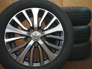 * Nissan Serena original aluminium wheel + 2020 year made TOYO TRANPATH mpZ 195/60R16 4 pcs set [ Serena Serena hybrid leaf Lafesta ]