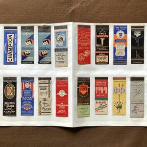  Vintage book match label Match label advertisement America AMERICAN AUTOMOBILE CO. EAGLE CLOTHES package ④