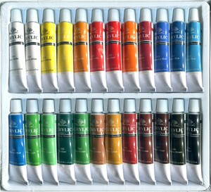  painting materials 24 color acrylic paint set 12ml×24 color 