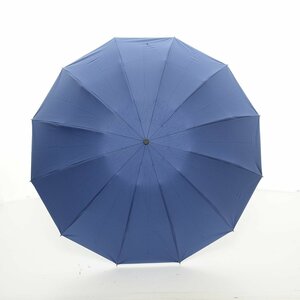 ●449583 【SALE♪】未使用品 Delitoo 晴雨兼用折り畳み傘 逆折り式折りたたみ傘 強靭な12本骨 濡れない大判型 ブルー ブラック