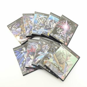 ▽511259 【お得セット】PlayStation2 機動戦士ガンダムシリーズ10本セット PS2 SEED SDガンダム エゥーゴVS.ティターンズ 一年戦争