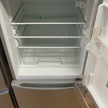 ▽510819 IRIS OHYAMA アイリスオーヤマ 2ドア冷凍冷蔵庫 IRSD-14A-S サイズ幅500x高さ1215x奥行549 mm 2021年製 容積：142L 質量：40kg_画像3
