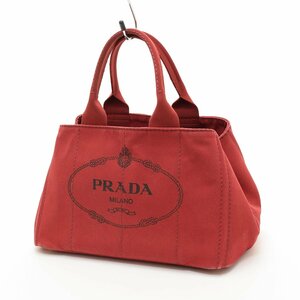 □507662 PRADA プラダ トートバッグ カナパトート BN1877 レディース レッド