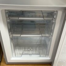 ▽510819 IRIS OHYAMA アイリスオーヤマ 2ドア冷凍冷蔵庫 IRSD-14A-S サイズ幅500x高さ1215x奥行549 mm 2021年製 容積：142L 質量：40kg_画像4