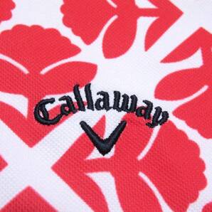 ほぼ美品 一部訳あり Callaway キャロウェイ ドライポロシャツ レディーストップス 半袖 吸汗速乾 清涼 ゴルフウエア Sサイズ 春夏物の画像5