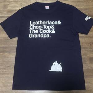 ◎◎HIGH-BURN VIDEO テキサスほのぼの一家Tシャツ Leatherface Chop-Top shirt （悪魔のいけにえ レザーフェイス チョップトップ）