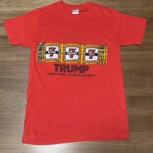 ◎Ched by Anvil ドナルド・トランプ カジノ ホテル Tシャツ shirt ヴィンテージ Vintage Donald Trump CASINO HOTEL ON THE BOARDWALK