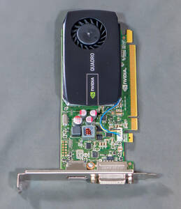 【送料込・動作確認済み】NVIDIA Quadro 410 512MB DDR3 プロフェッショナルグラフィックボード 美品