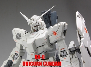 1/100 MG Unicorn Gundam painting final product 