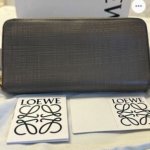 ロエベ LOEWE 財布 長財布 ロゴ ラウンドファスナー メンズ の画像1