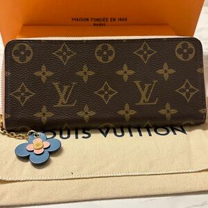 ルイヴィトン　LOUIS VUITTON モノグラム　ポルトフォイユ　クレマンス　財布　長財布　ジッピーウォレット　レディース