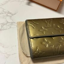 ルイヴィトン　LOUIS VUITTON ヴェルニ　ポルトフォイユ　サラ　財布　長財布　レディース_画像7