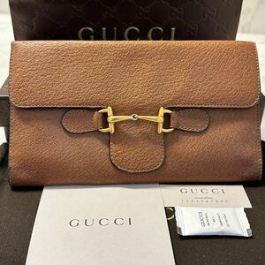 グッチ　GUCCI 財布　長財布　ホースビット　メンズ