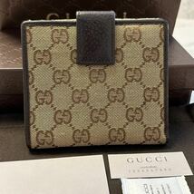 グッチ　GUCCI 財布　二つ折り　折り財布　GGキャンバス　レディース_画像2