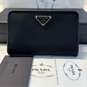 現行　プラダ　PRADA 財布　二つ折り　折り財布　ナイロン　メンズ　レディース　