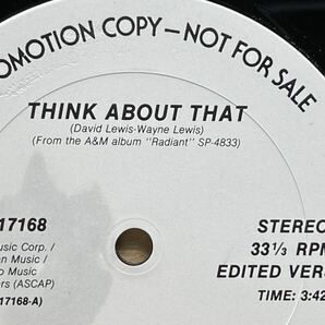 【 U.S. BLACK DISC GUIDE掲載！！】Atlantic Starr - Think About That ,A&M Records - SP-17168 ,12,33 1/3 RPM ,Promo ,Stereo,US 1981の画像2