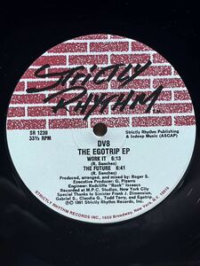 【 Roger Sanchezプロデュース！！】DV8 - The Egotrip EP ,Strictly Rhythm - SR 1239 ,Vinyl ,12, 33 1/3 RPM ,Stereo, US 1991