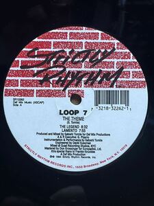 【 Def Mix Productionの Satoshi Tomiieプロデュース！】Loop 7 - The Theme ,Strictly Rhythm - SR12262 ,12,Limited Edition US 1989