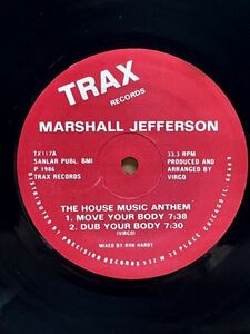 ▲ Marshall Jefferson - The House Music Anthem