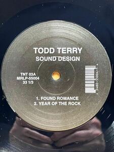 【 Todd Terryプロデュース！！】【 激レア Mini Album！！】 Todd Terry - Sound Design ,TNT Records - TNT 03,Mini-Album, US 1992