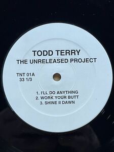 【 Todd Terryプロデュース！！】【 激レア Mini Album！！】Todd Terry - The Unreleased Project TNT Records - TNT 01 ,US 1992