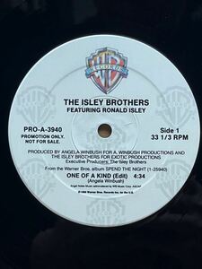 ▲ The Isley Brothers Featuring Ronald Isley - One Of A Kind ,Warner Bros. Records - PRO A 3940 , Promo