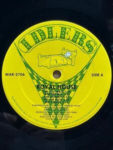 【 Todd Terryプロデュース！！】Royal House - Can You Party ? ,Idlers - WAR-2706 ,Vinyl , LP, Album , 33 1/3 RPM ,Stereo ,US 1988