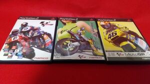 PS2　Moto GP　Moto GP2　Moto GP3　３本セット　ナムコ　　レトロゲーム　プレイステーション2　バイク　レース　送料無料