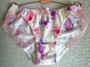 [ бесплатная доставка ]L *emefi-ru* гигиенический шорты менструация брюки * цветочный принт гонки . лента . симпатичный! белый розовый женщина нижнее белье перо есть соответствует *.