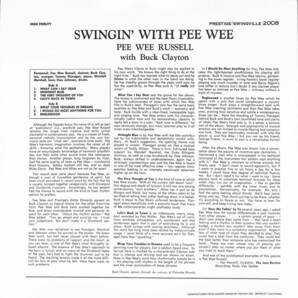 A00591822/LP/Pee Wee Russell「Swingin With Pee Wee」の画像2