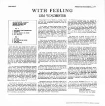 A00591492/LP/レム・ウィンチェスター (LEM WINCHESTER)「With Feeling」_画像2