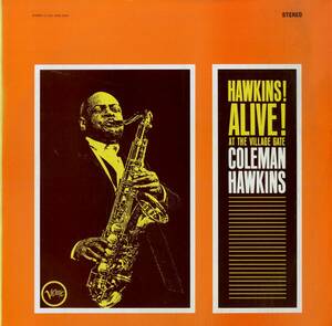 A00590640/LP/コールマン・ホーキンス (COLEMAN HAWKINS)「Hawkins! Alive! At The Village Gate (1985年・20MJ-0024・バップ・スウィン