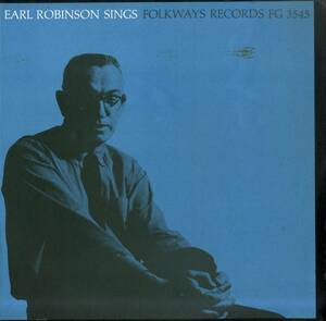 A00592709/LP/アール・ロビンソン「Earl Robinson Sings (FG-3545・フォーク)」