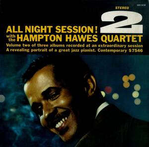 A00590415/LP/ハンプトン・ホーズ・カルテット「All Night Session! Vol.2 (1979年・GXC-3119・ハードバップ・クールジャズ)」