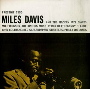 A00590978/LP/マイルス・デイビス「Miles Davis And The Modern Jazz Giants」