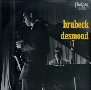 A00592009/LP/デイブ・ブルーベック・カルテット「Brubeck Desmond (1984年・VIJ-4038・クールジャズ・バップ)」