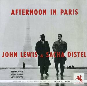 A00592122/LP/ジョン・ルイス & サッシャ・ディステル「Afternoon In Paris (1992年・MEDX-12005・クールジャズ・バップ)」