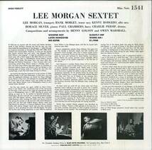 A00592187/LP/リー・モーガン・セクステット「Lee Morgan Sextet (1990年・BN-1541・ハードバップ)」_画像2