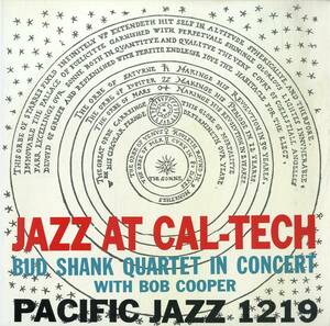 A00591211/LP/バド・シャンク・カルテット with ボブ・クーパー「Jazz At Cal-Tech (1991年・PJ-1219・MONO・クールジャズ)」